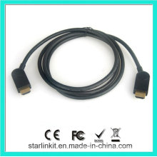 Cable HDMI de alta velocidad 1.4V 3D 4k plateado negro